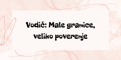 Male granice, veliko poverenje